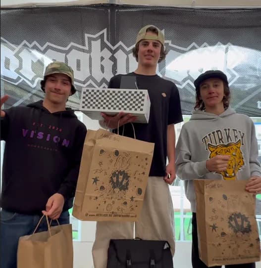 Podium rookies hommes — Spring Rookie Fest