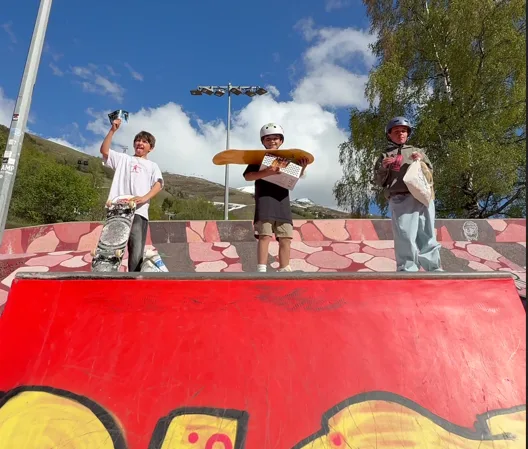 Podium groms — French Fries Rookie Fest