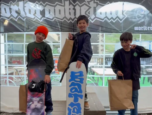 Podium groms hommes — World Rookie Tour
